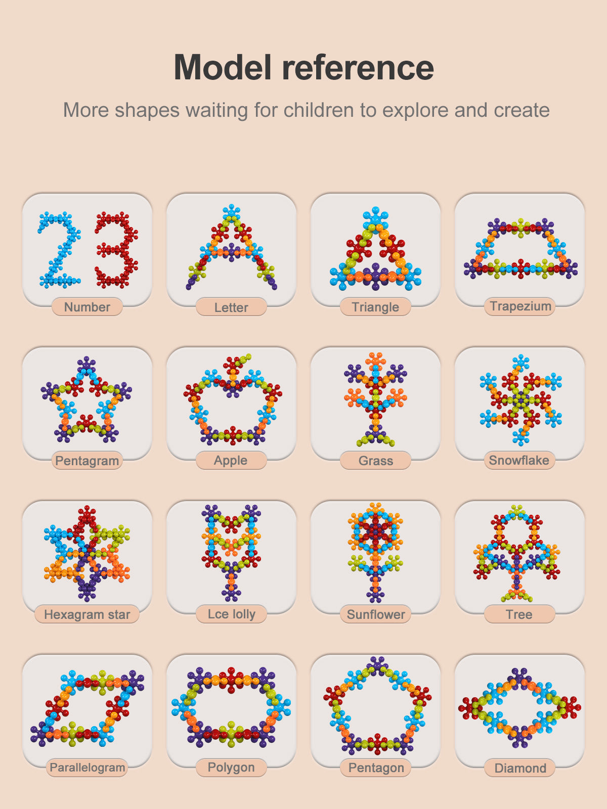 Plum Blossom Building Blocks Kindergarten educational early learning particle toys wholesale3-6Years Old