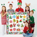 Christmas Party Decoration Set Merry Chrismas Decorate the bulletin board with Christmas wall stickers