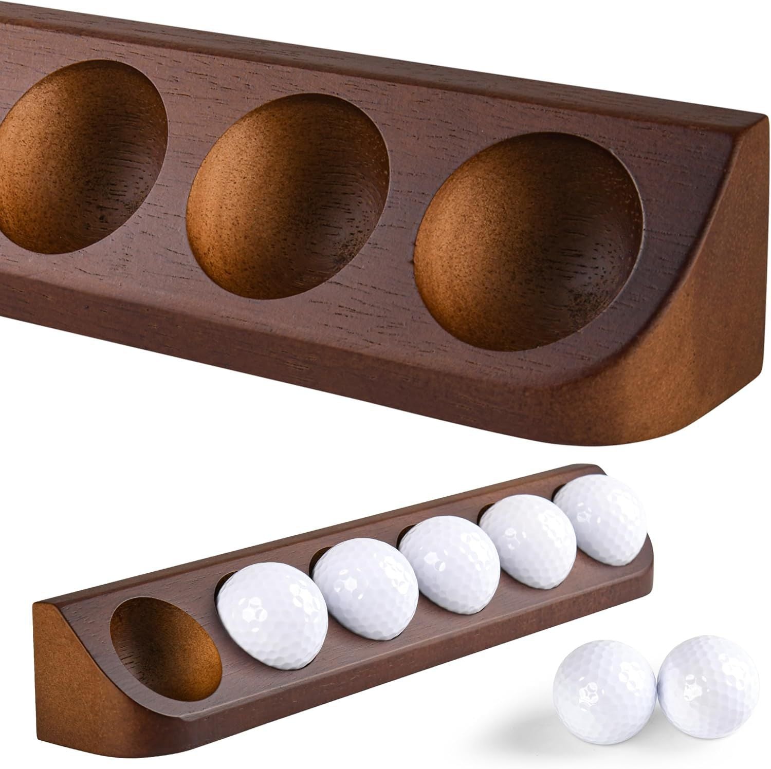 Hot-Selling Golf Ball Storage Rack Home Living Room Desktop Decoration Ornament Wooden Golf Ball Display Rack