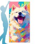 2-in-1 Foldable Beach Towel Printed Bath Towel Integrated Beach Towel Integrated Bag Storage