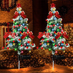 🎅🎄❄️Solar Christmas Pine Tree Light Outdoor Lawn Decoration Landscape Christmas Festival Atmosphere LED Garden lamp❄️🎄🎅