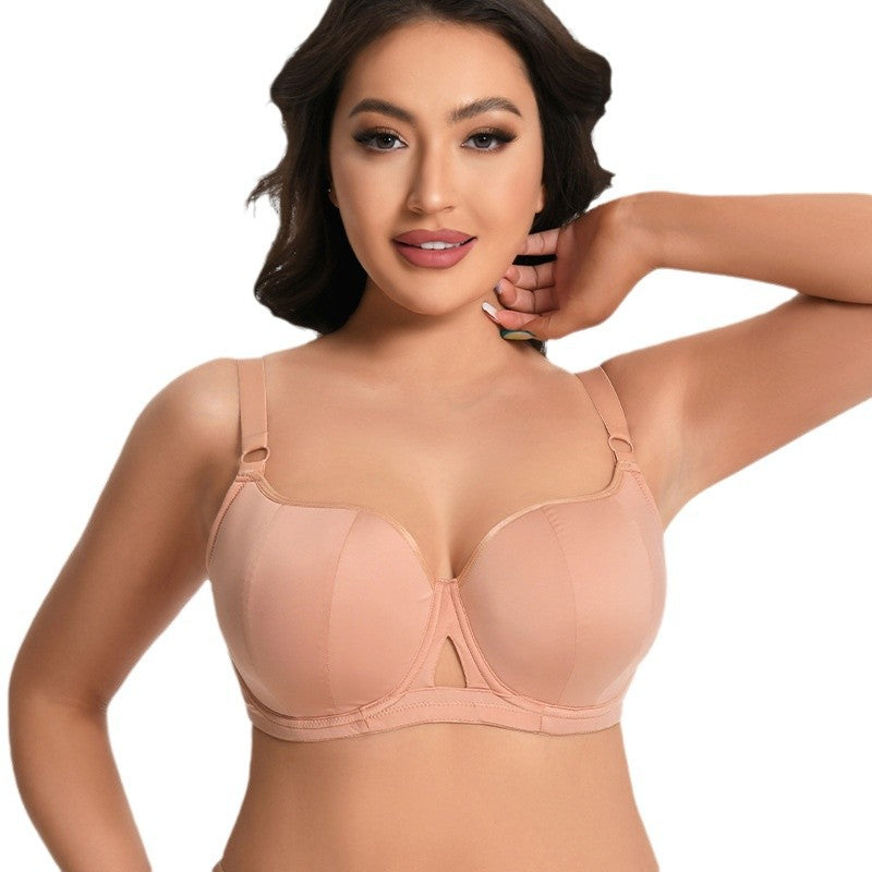 🎁🌈Plus Size Women's Underwear, Large Bust Minimizer, Anti-Sagging, Gathered, Breathable, Large Cup