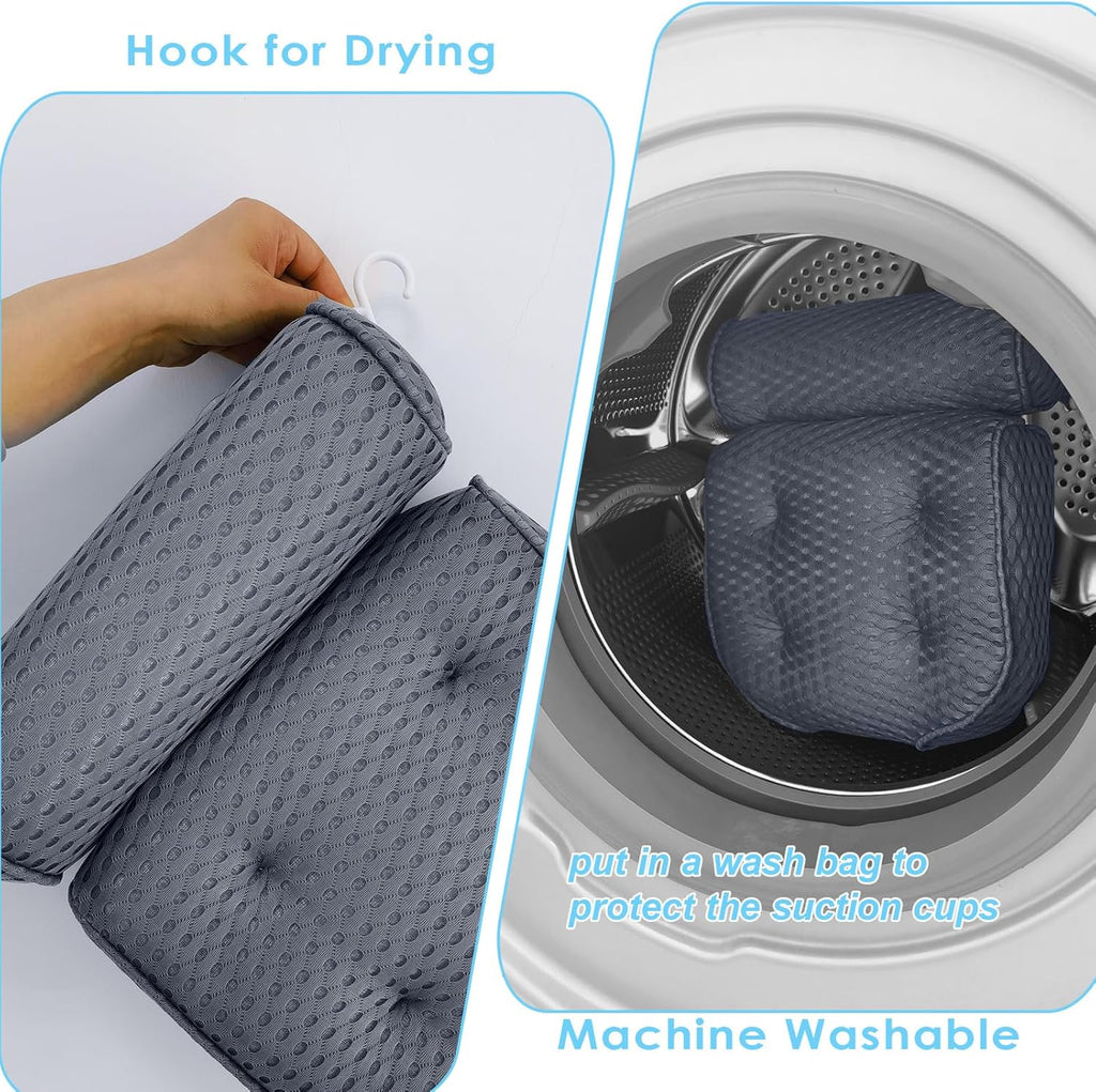 🌟 🌟 Luxury Bath Pillows for Tub，Bath Pillow Bathtub Pillows for Head and Neck