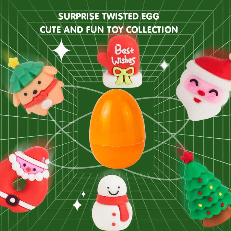Christmas Gift Gashapon Machine Children's Toys Surprise Mini Blind Box Boys and Girls Cross-Border Wholesale Christmas