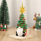 🎅🎄❄️Old Man Tree Resin Ornament Christmas Celebration Mall Window Cute Style Glowing Craft🎁🌈