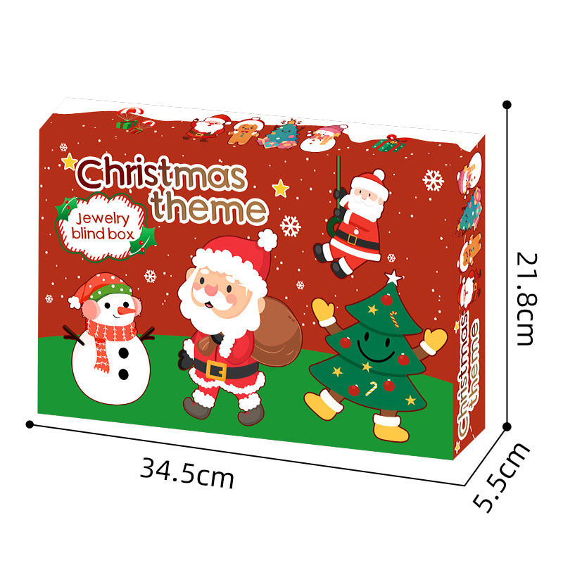 Christmas Bracelet Dongdongle Blind Box diy Bracelet Beaded Jewelry Box Children's Toy Blind Box Surprise Gift